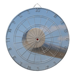 Metalic Blue Skies Dartboard