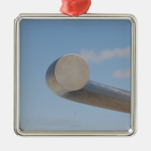 Metalic Blue Skies Metal Tree Decoration