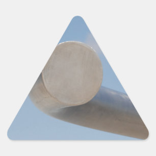 Metalic Blue Skies Triangle Sticker