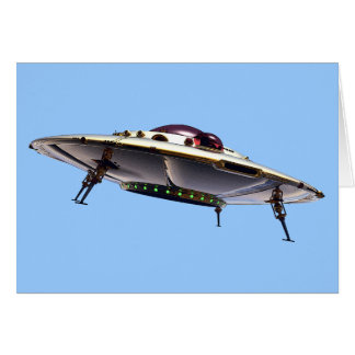 Metalic UFO Card
