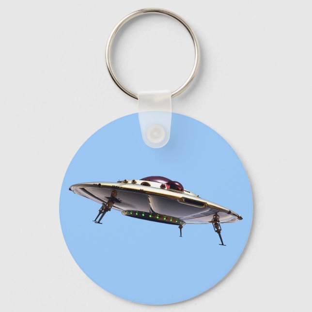 Metalic UFO Keychain (Front)