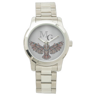 Metalised Owl Art Watch