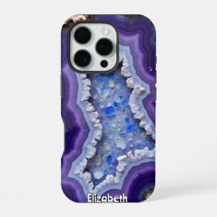 Metallic Abstract in Regal Colours iPhone 16 Pro Case