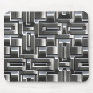Metallic Abstract Weave Options 1A-1D Mousepad