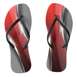 Metallic Background Art 1 Flip Flops