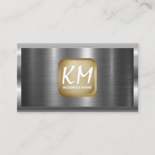 Metallic Background Business Card