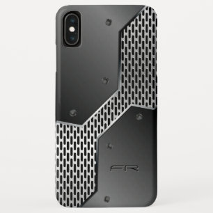 Metallic Black & Grey Geometric Design Case-Mate iPhone Case