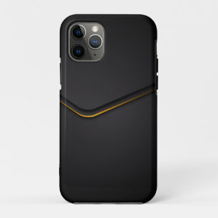 Metallic black with gold dynamic line accent Case-Mate iPhone case
