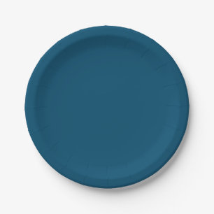 Metallic Blue,Slate Blue,Smalt Blue, Paper Plate