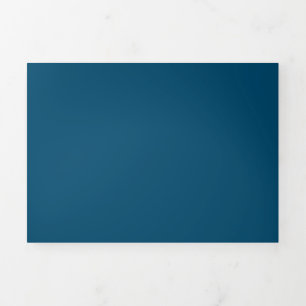 Metallic Blue,Slate Blue,Smalt Blue, Tri-Fold Card