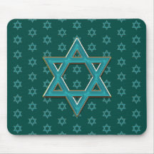 Metallic Blue Star of David