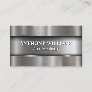 Metallic Brushed Background Business Card