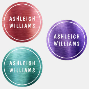 Metallic Chic Sparkle Personalised Name Girly