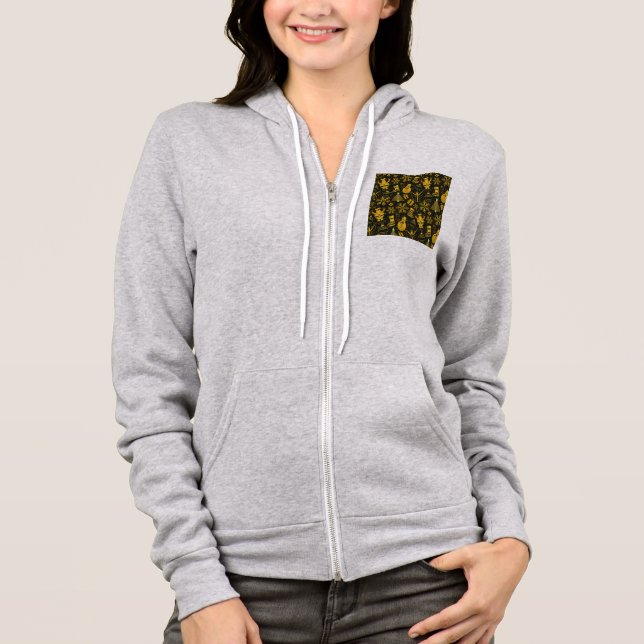 Metallic Christmas Collage Hoodie (Front)