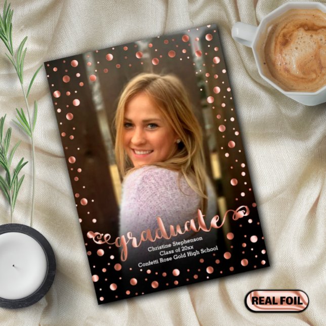 Metallic Confetti Photo Graduation (Creator Uploaded)