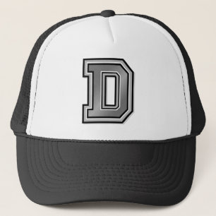 Metallic "D" Monogram Trucker Hat