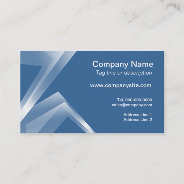 Metallic Design Business Card (Front)