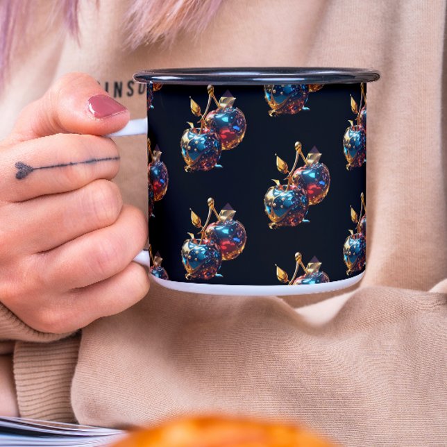Metallic Dipped Cherries Mug (Creator Uploaded)