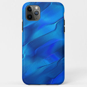 Metallic dunes in tones of vivid blue colour Case-Mate iPhone case