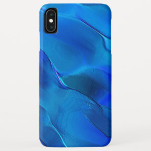 Metallic dunes in tones of vivid blue colour Case-Mate iPhone case