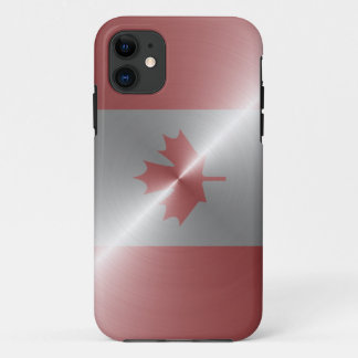 Metallic Flag Of Canada Case-Mate iPhone Case