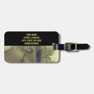 Metallic Flower Tags For Luggage - Customised