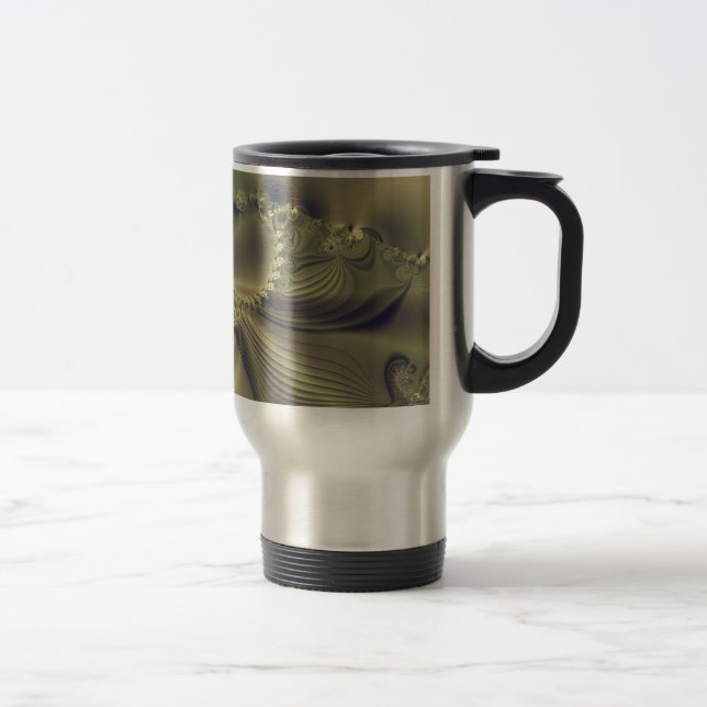 Metallic Flower Travel Mug (Right)
