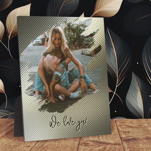 Metallic Frame Brushstroke Family Love Photo (Creator Uploaded)