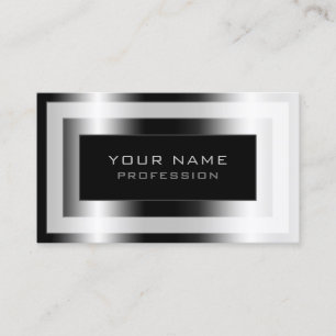 Metallic frame luxurious  business card