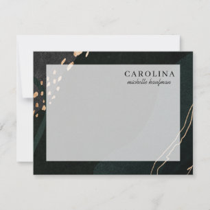 Metallic Geode Note Card