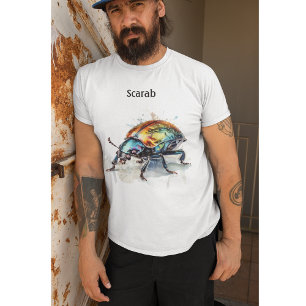 metallic glow scarab beetle, customisable T-Shirt