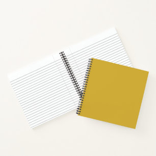 Metallic Gold 8.5" x 8.5" Deluxe Spiral Notebook