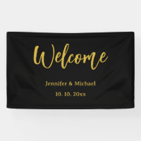 Metallic Gold & Black Professional Modern Elegant