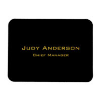 Metallic Gold & Black Professional Modern Elegant