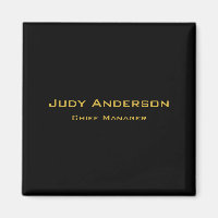 Metallic Gold & Black Professional Modern Elegant