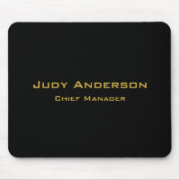 Metallic Gold & Black Professional Modern Elegant