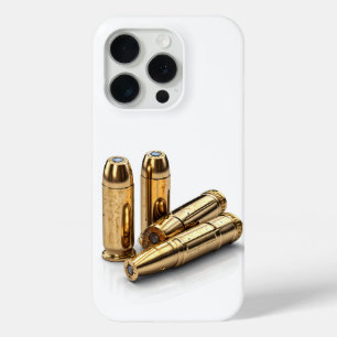 Metallic Gold Bullets #2 iPhone 15 Pro Case