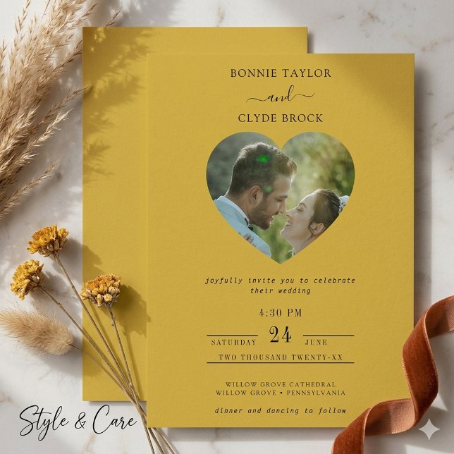 Metallic Gold Classic Elegant Wedding Invitation (Metallic Gold Classic Elegant Wedding Invitation)