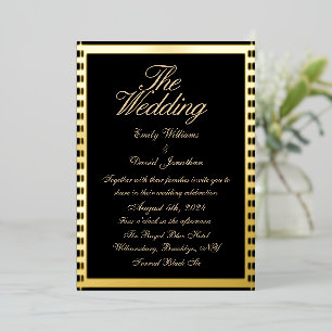 Metallic Gold Dark Wedding 