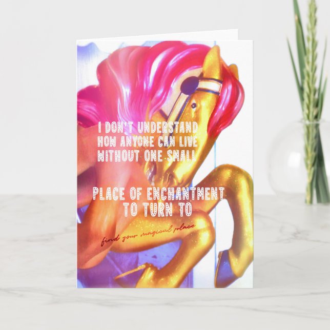 METALLIC GOLD Greeting Card (Front)