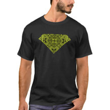 Metallic Gold Hmong Shield Emblem Tee