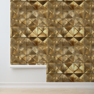 Metallic Gold Pattern Wallpaper