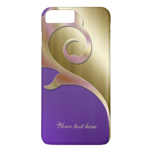 Metallic Gold purple Case-Mate iPhone Case