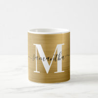 Metallic Gold Signature Monogram