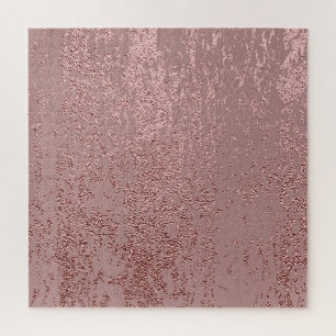 Metallic gold texture, rose quartz. jigsaw puzzle