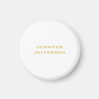 Metallic Gold & White Professional Modern Elegant