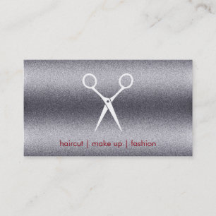 Metallic Grain Shears Business Card
