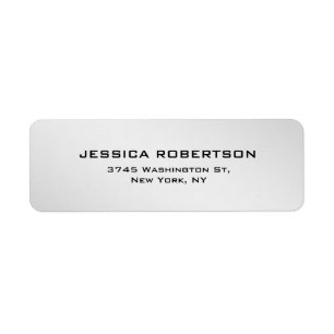 Metallic Grey Plain Elegant Modern Trendy