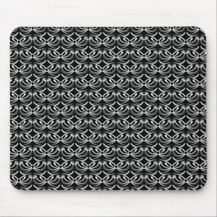 Metallic Grey Radiant Elegance Mousepad
