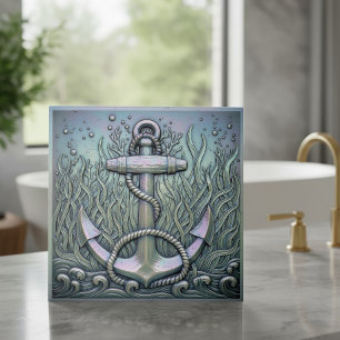 Metallic Iridescent Anchor ID1223 Tile
